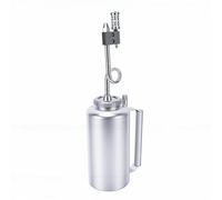 Yechiry 3L Double Bottom Drip Torch for Burning Forestry, Heavy Duty Cast Iron Tank Fire Double Bottom Drip Torch, Integrated Fuel Trap Check Valve Gasket
