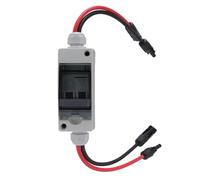 Yechiry 40A AC DC Solar Panel Disconnect Switch, Miniature Circuit Breaker, Solar PV Disconnect Switch Box, IP65 2P Circuit Breaker Box, Ideal for PV Grid Connected & Off Grid