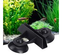 Yechiry 40PCS PVC Aquarium Divider Clips, Durable Separation Boards for Fish Tanks, Ideal for Breeding Fish, (Black)