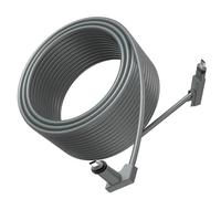 Yechiry 49.2FT Star Chain Replacement Cable Rectangular Satellite V2 Extension Cord 1200Mbps Water Proof with Protective End Caps for Seamless Internet Connection