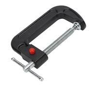 Yechiry 4in Small C Clamp, Heavy Duty Carbon Steel Woodworking C Clamp with Sliding T Shaped Handle, Adjustable Versatile Durable Industrial Tools for Welding Building Mounting