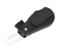 Yechiry 5 in 1 Divot Tool, Practical Multi Function Accessory with Tuning Fork Ball Marker Brush Stroke Counter, for Course Outdoor Sports
