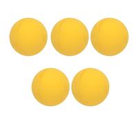 Yechiry 5Pcs 6cm Rubber Bouncy Balls for Kids, Portable Pink Stress Relief & Grip Strength Trainers, Ideal for Physical Therapy, Pools, Beaches & Indoor Outdoor Play (Yellow)