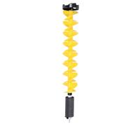 Yechiry 6 Inch Electric Auger, with Locator, Floating Nylon Ice Breaking Drill Bit, Alloy Steel Blades, Features a Versatile Adapter, for Versatile Ice Drilling Applications