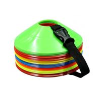 Yechiry 60pcs Soccer Training Cones Set for Agility Drills and Sports Practice Durable PE Material with Mesh Bag 7.48x1.97in