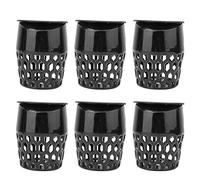 Yechiry 6PCS Plastic Billiard Basket, Snooker Ball Storage Pocket Pool Table Accessories with Hanging Design, for Home and Billiard Parlor (16CM)
