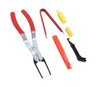Yechiry 6pcs Relay Puller Pliers, Relay Remover Tools, Vehicle Electrical Disconnect Plier with Flexible Red Insulating Sleeve, Ideal for Automotive Repair, 8.9inch