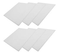 Yechiry 6Pcs Sound Absorbing Board, Acoustic Polyester Fiber Soundproof Panels for Echo Reduction with High Strength, Retardant, for Recording Studio, Home Theater, Office (White)