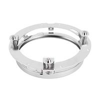 Yechiry 7in Headlight Mount Bracket, Durable Iron Holder for LED Headlights, Secure Installation Fit for Wrangler JK, and Shock Resistant (Silver)