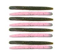 Yechiry 8PCS AR24 Fishing Bait, 10cm 6.5g Soft Artificial Lifelike Simulation Lure, with Sparkling Color for Attracting Many Kinds of Fish (#2)