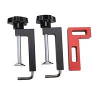 Yechiry 90 Degree Right Angle Clamp, Aluminum Alloy Positioning Square with 2 Clamps for Picture Frames, Drawers, Cabinets, Furniture, Bird Houses & Mailboxes