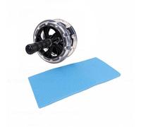 Yechiry Ab Wheel Roller with Knee Pad for Core Strength Training and Full Body Workout At Home Office Outdoor (Black)