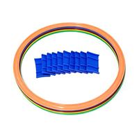 Yechiry Agility Training Ring Set, 10 Jump Hoops
