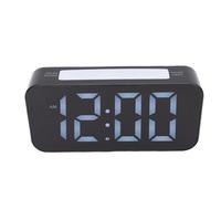 Yechiry Alarm Clock, RGB Vibrating Alarm Clock with 7.4in LED Screen, USB Charging, Snooze, Big Numbers, Dimmable Loud Bedside Desk for Hearing Impaired, Deaf, Heavy Sleepers