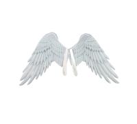 Yechiry Angel Wings, Non Woven Fabric Festive Party Feathers, Angel Wings, Bird, Party with Children Boy Girl Halloween Cosplay Costume for Child Decorative (White children's angel wings DS18002A)
