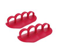 Yechiry Anti Slip Workout Grip, Weight Lifting Rubber Gym Grips for Barbell and Dumbbell, Gym Hand Workout, Pull Ups (Red)
