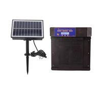 Yechiry Automatic Chicken Coop Door Opener, Intelligent Double Open Opener, Solar Powered Timer with LED Display & Anti Pinch Function, Ideal for Chickens, Ducks, Geese & Poultry (Dark Brown)