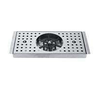 Yechiry Automatic Cup Cleaner, Stainless Steel Glass Rinser for Bar Hotel Coffee Milk Tea Cup with High Pressure Washing