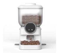 Yechiry Automatic Pet Feeder, 6.5l Large Capacity Timed Pet Feeder with 2 Anti Tipping Foot & USB Cable, Long Battery Smart Remote Control Feeding Device for Cats, Dogs, Rabbits