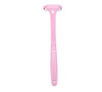 Yechiry Back Lotion Applicator, Foldable Design with Extended Handle, ABS Plastic Sponge Roller Lotion Applicators, Textured Grip for Even Coverage, Pink