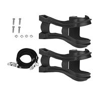 Yechiry Bike Pedal Straps, Adjustable Anti Slip Toe Clip Belt, Bicycle Accessory Straps with Necessary Fittings, Ideal for Bike Pedals