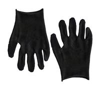 Yechiry Black Cotton Polyester Gloves, 12 Pairs Light Soft Breathable Gloves, Sweat Absorbing Work, Ideal for Factory Construction Outdoor Rock Cycling