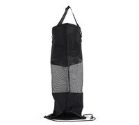 Yechiry Boat Trash Bag, Reusable Marine Garbage Can, Sealed Design Waste Bag with Hanging Straps, Ideal for Fishing, Camping & Gardening (Black)