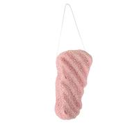Yechiry Body Sponges Flutter for Facial Care and Personal Use Made of Glucomannan Suitable for All Skin Types (Long Waves Pink (Dry))