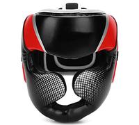 Yechiry Boxing Helmet, PU Ear Protection Helmet, Thicken Training Headgear for Muay Thai Boxing Gym, Ideal for Unisex Adults