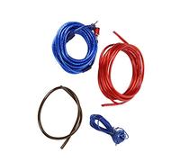 Yechiry Car Audio Wire Kit Power Amplifier Cable Set for Car Game Amplifiers Made of Durable PVC 5 Units