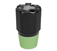 Yechiry Car Coin Holder Compact Design with 2-Layer Storage for Vehicle Use Black and Green Saving Pot for Adults and Kids