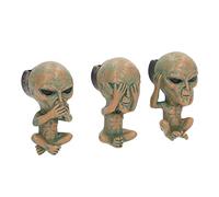 Yechiry Car Smell Air Fresheners Unique Alien Shape Vent Clips for Car Home Office Fun 3 Pieces