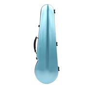 Yechiry Carbon Fiber Violin Case, Lightweight Sturdy Full Size Violin Case with Thickened Lining & Built in Hygrometer, Adjustable Neck Rest, Ideal for 4/4 Full Size
