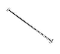 Yechiry Center Front Drive Shaft, High Strength Steel RC Car Part, Efficient Drivetrain Shaft with Enhanced Durability, Ideal for Losi 1/10 RC Car (Silver)