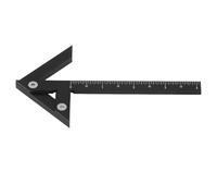 Yechiry Center Scribe Gauge Black Lightweight Aluminum Alloy Circle Marker Tool for Woodworking Projects 4.2" Measure