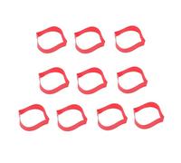 Yechiry Chair Bands for Kids, Stretchy Flexible TPE Desk Bands, Improve Focus and Engagement for Classroom Chairs and Learning Activities, 10 Pcs, 30x5cm (Red)