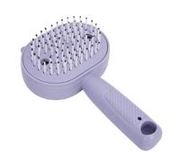Yechiry Child Friendly 2 in 1 Spray Hair Brush with Static Proof Feature for Stress-Free Grooming At Home or on the Go (Purple)