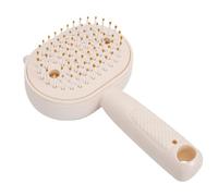 Yechiry Child Friendly 2 in 1 Spray Hair Brush with Static Proof Feature for Stress-Free Grooming At Home or on the Go (Beige)