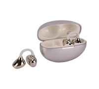 Yechiry Clamp On Wireless Earbuds, Bluetooth 5.49 Clamp/Holder On Earphones, ENC Noise Cancellation Earbuds with 80H Playtime, Design for All Day Comfort, Ideal for Outdoor Safety (Gold)