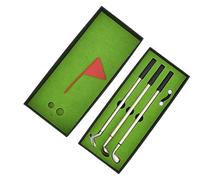 Yechiry Club Pens Flag Mini Balls Driving Range Box Desk Decor for Enthusiasts/Aluminum Alloy+Rubber Shown/3pcs