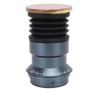 Yechiry Coffee Grinder Single Dose Bean, Silicone Bellow Blower, and Featured Wood Lid for Anti Waste Grinding