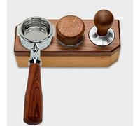 Yechiry Coffee Portafilter, 58 Mm E61 Single Layer Filter Bottomless Handlheld Portafilter, Aluminum Alloy for Home Coffee Shop Commercial Machines (E Redwood)