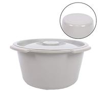 Yechiry Commode Pail Bucket, 100%, Covered to, 11.2 X 5.9 Inches, Easy to Carry, Ideal for the Elderly, People with Disabilities, Osteoporosis Patients