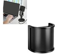 Yechiry Compact 3 Layer Mic Pop Filter for Optimal Sound Quality in Recording, Speaking, and Singing, High Grade Materials, 8 X 8cm