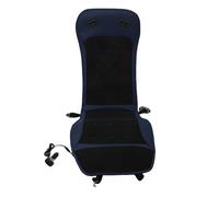 Yechiry Cooling Car Seat Cover with 2 Fans, 24 Air Outlets, Stepless Speed Adjustable Ventilated Car Seat Cushion, 12V 24V Universal Fit for SUV Truck, One Click Ventilated Cooling (Blue)