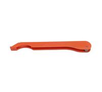 Yechiry Copper Foil Hand Foiler Tool Durable Ergonomic Design for Stained Glass Crafting Projects 1 Piece (Orange)