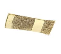 Yechiry Copper Wire Nail Drill Bits Cleaning Brush Durable Rust Remover for Manicure Copper Wire Gold Color 6 X 2cm Size