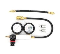 Yechiry Cylinder Tester Kit Double Pressure Gauge for Engine Compression Testing with 0-7bar and 0-100psi, Ideal for Petrol Engines
