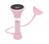 Yechiry Deep Breathing Trainer, Adjustable Breathing Dumbbell, 150mAh Built in Battery for Breath Control Respiratory Muscle Training Athletes Singers Fitness Users (Pink)