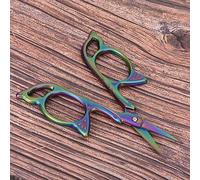 Yechiry Design Scissors, Durable Crafting Tool (Multicolor) | Comfortable hold, cutting edges, Ideal for arts and crafts, stainless steel, Unique retro style